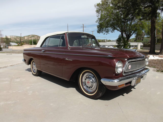 1963 Burgundy AMC 440 CONVERTIBLE Convertible