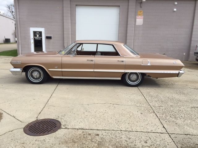 1963 SADDLE TAN CODE 932 Chevrolet Impala PILLARLESS HARD TOP