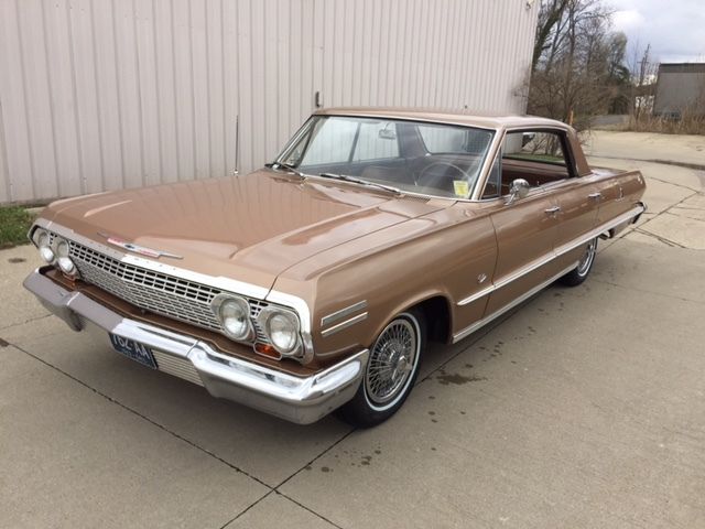 1963 SADDLE TAN CODE 932 Chevrolet Impala PILLARLESS HARD TOP
