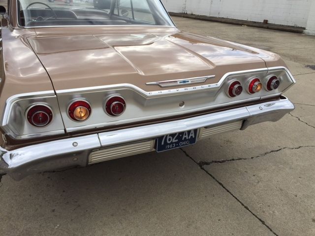 1963 SADDLE TAN CODE 932 Chevrolet Impala PILLARLESS HARD TOP