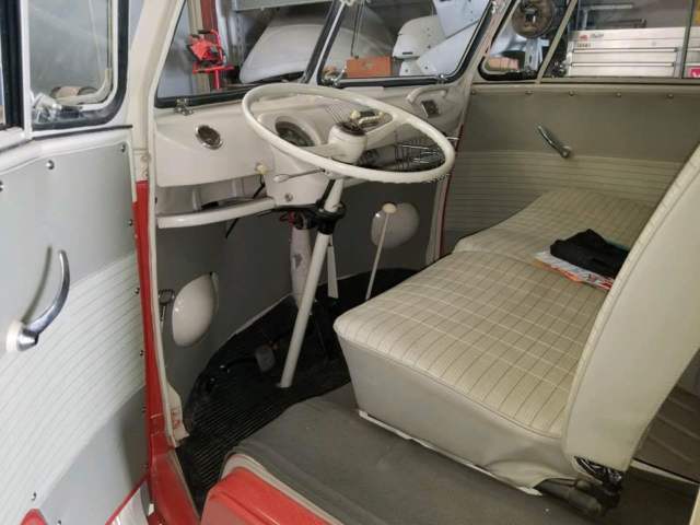 1963 Sealing Wax Red/ Cream Volkswagen Bus/Vanagon 23 Window Bus / Transporter