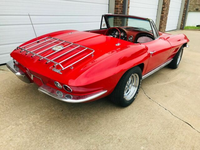 1963 Red Chevrolet Corvette Convertible