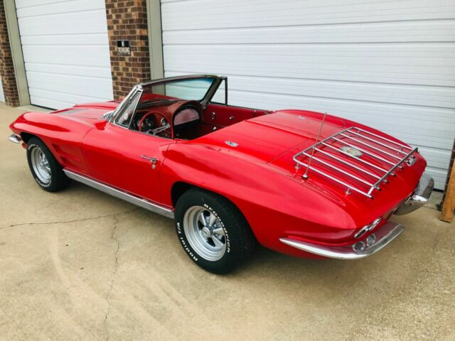 1963 Red Chevrolet Corvette Convertible