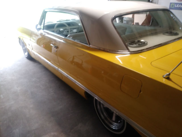 1963 Yellow Chevrolet Impala Coupe