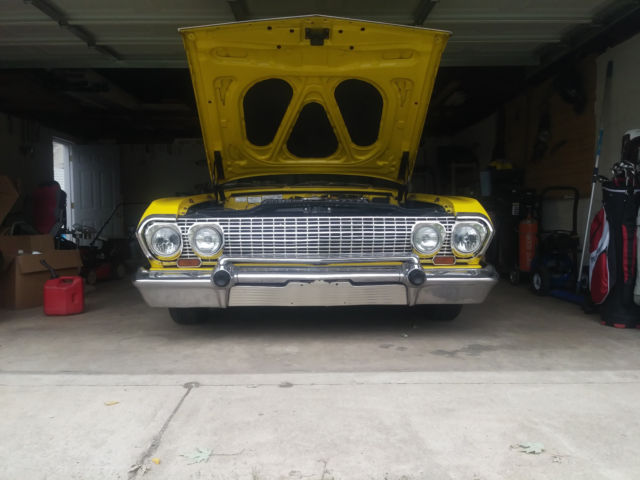 1963 Yellow Chevrolet Impala Coupe