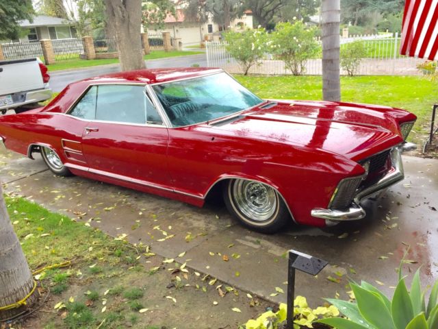 1963 Burgundy Buick Riviera Coupe