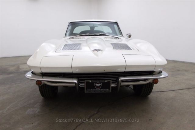 1963 White Chevrolet Corvette