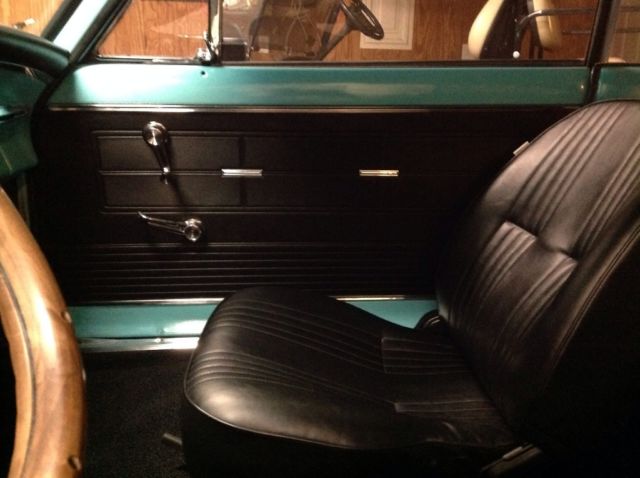 1963 Teal Chevrolet Nova Coupe