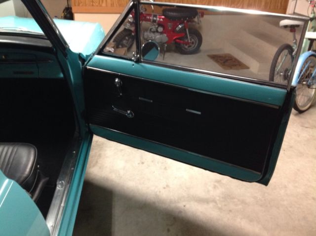 1963 Teal Chevrolet Nova Coupe