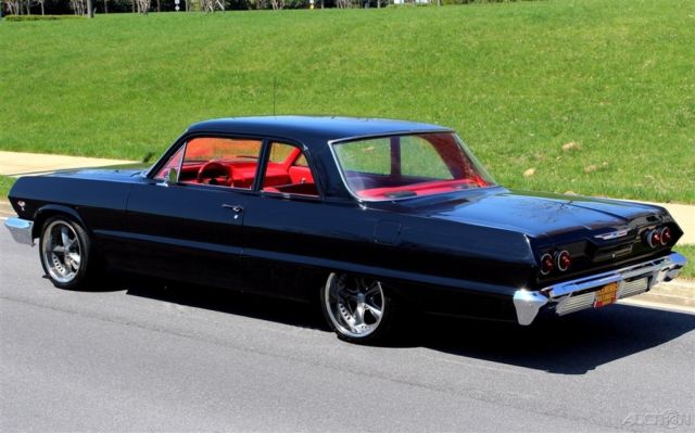 1963 Black Chevrolet Impala Coupe