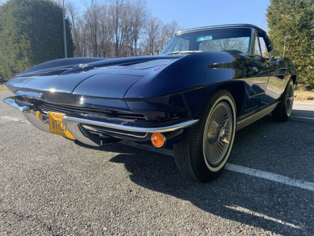 1963 Blue Chevrolet Corvette