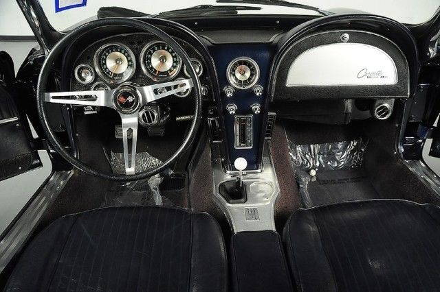 1963 Blue Chevrolet Corvette Convertible