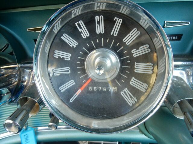 1963 Blue Ford Thunderbird Convertible