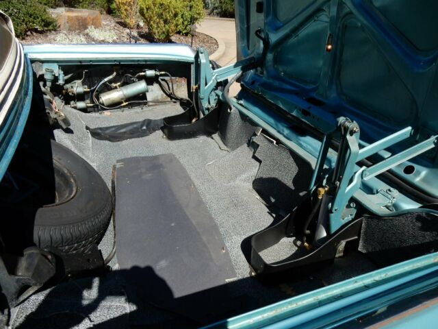 1963 Blue Ford Thunderbird Convertible