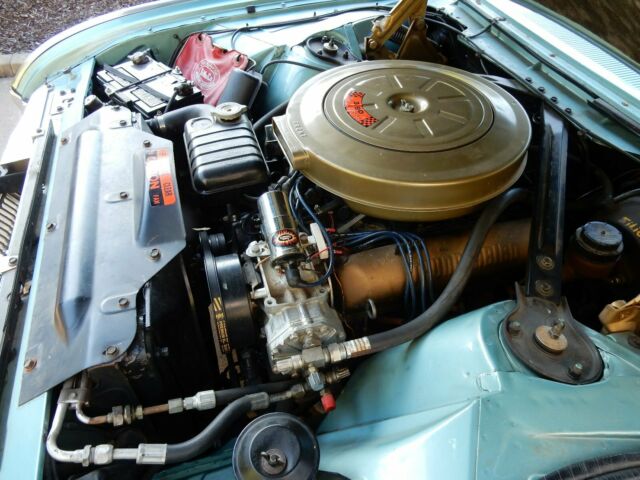 1963 Blue Ford Thunderbird Convertible