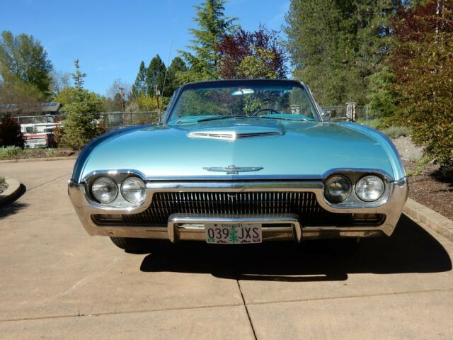 1963 Blue Ford Thunderbird Convertible