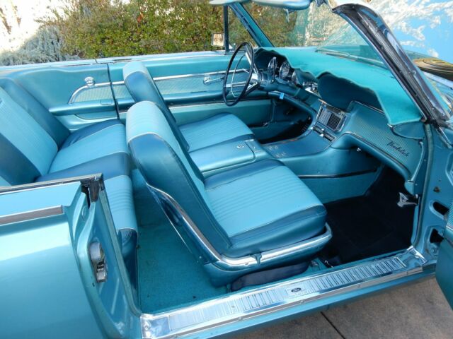 1963 Blue Ford Thunderbird Convertible