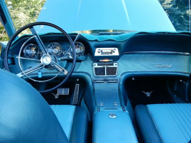 1963 Blue Ford Thunderbird Convertible