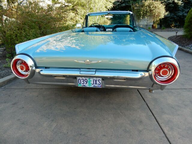 1963 Blue Ford Thunderbird Convertible
