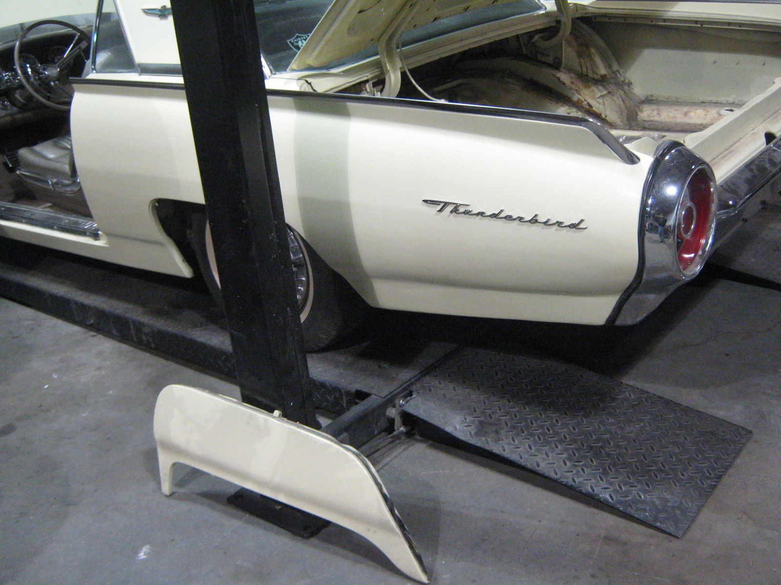 1963 Yellow Ford Thunderbird