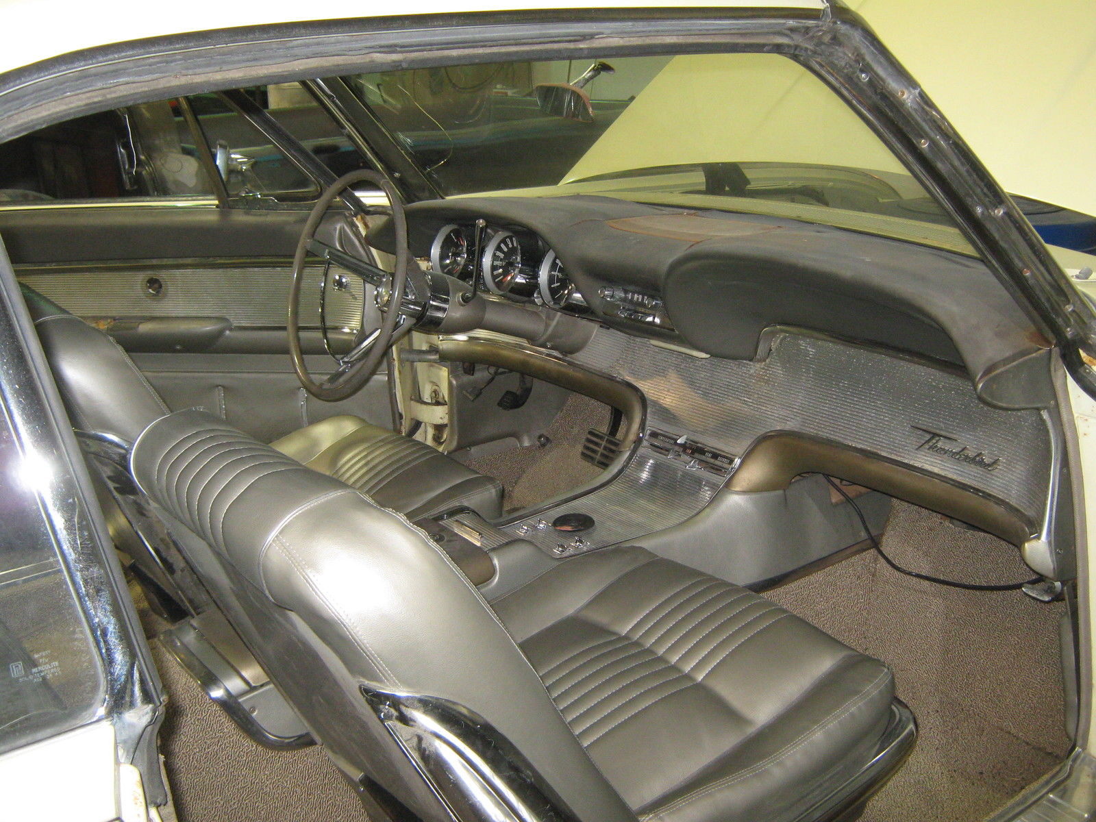 1963 Yellow Ford Thunderbird