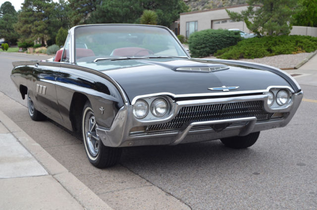1963 BLACK Ford Thunderbird Convertible