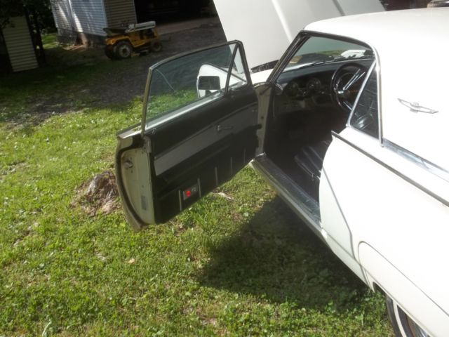 1963 white Ford Thunderbird Coupe
