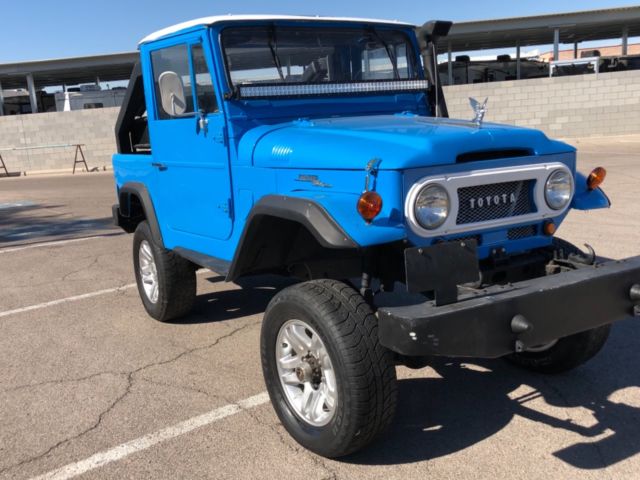 1963 sky blue Toyota Land Cruiser