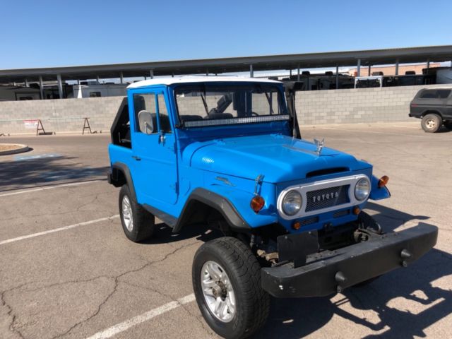 1963 sky blue Toyota Land Cruiser