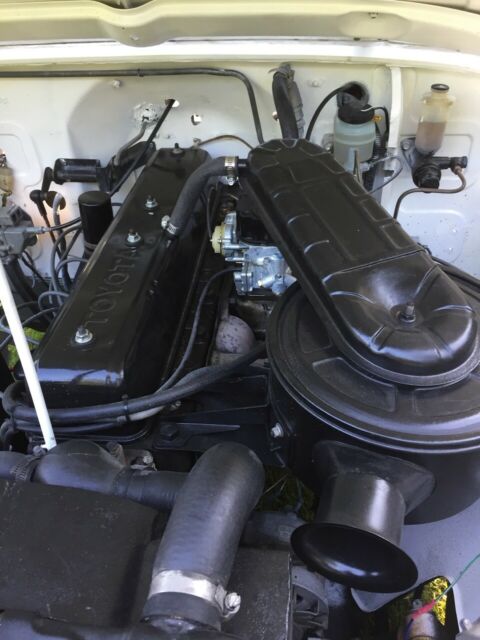 1963 White Toyota Land Cruiser JEEP