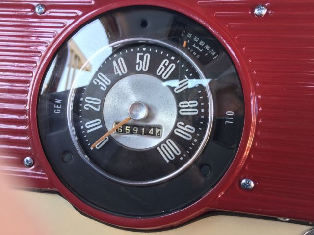 1963 BURGANDY/BEIGE Ford F-100 Cab & Chassis