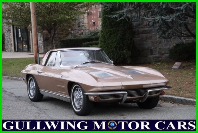 1963 Tan Chevrolet Corvette Convertible
