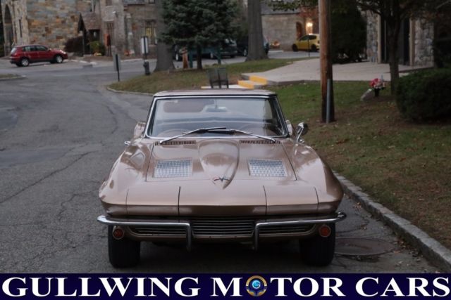 1963 Tan Chevrolet Corvette Convertible