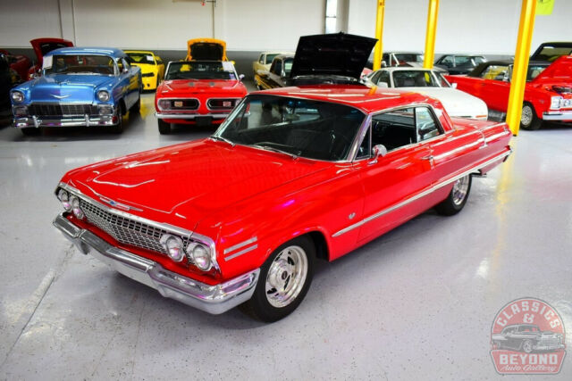 1963 Red Chevrolet Impala Coupe