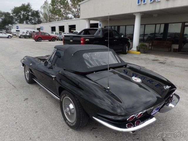 1963 Black Chevrolet Corvette Convertible