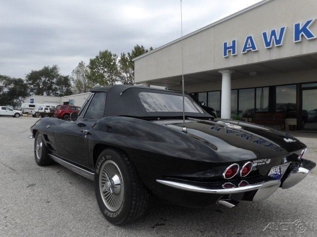 1963 Black Chevrolet Corvette Convertible