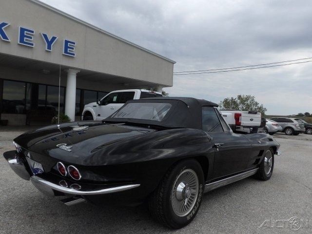 1963 Black Chevrolet Corvette Convertible