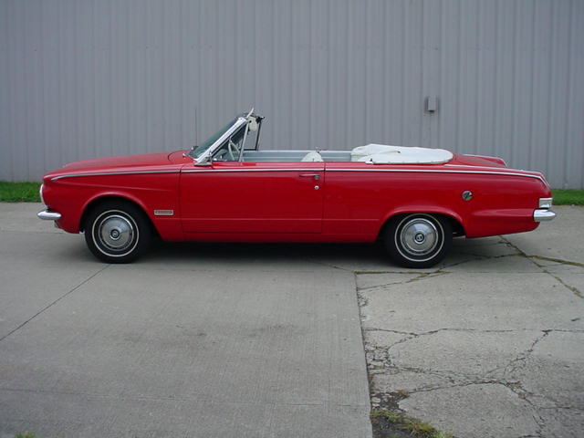 1963 Red Plymouth VALIANT Convertible
