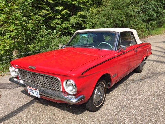 1963 Red Plymouth VALIANT Convertible