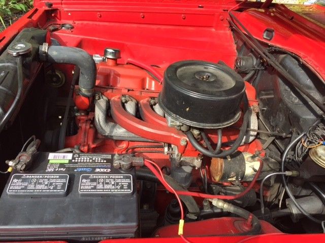 1963 Red Plymouth VALIANT Convertible