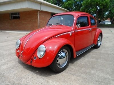 1963 Red Volkswagen Beetle - Classic