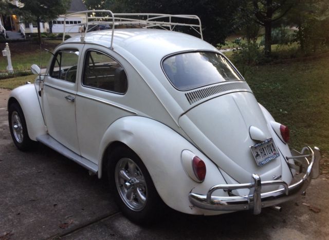 1963 pearl white Volkswagen Beetle - Classic Coupe
