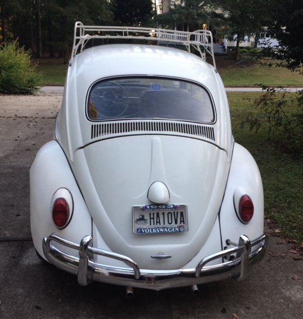1963 pearl white Volkswagen Beetle - Classic Coupe