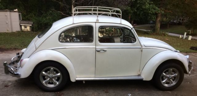 1963 pearl white Volkswagen Beetle - Classic Coupe