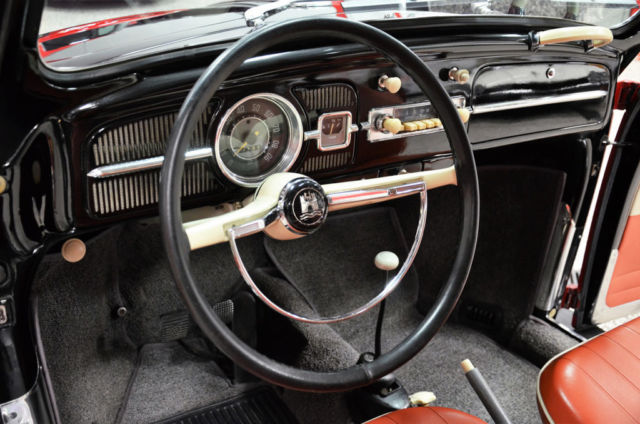 1963 Black/Red Volkswagen Beetle - Classic Coupe