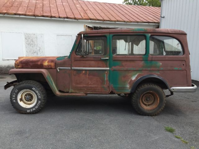 1963 Green Primer Willys Station Wagon SUV