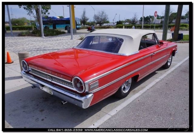 1963 Red Ford Galaxie