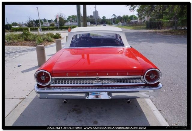 1963 Red Ford Galaxie
