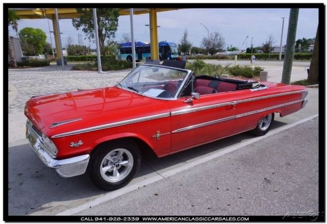 1963 Red Ford Galaxie