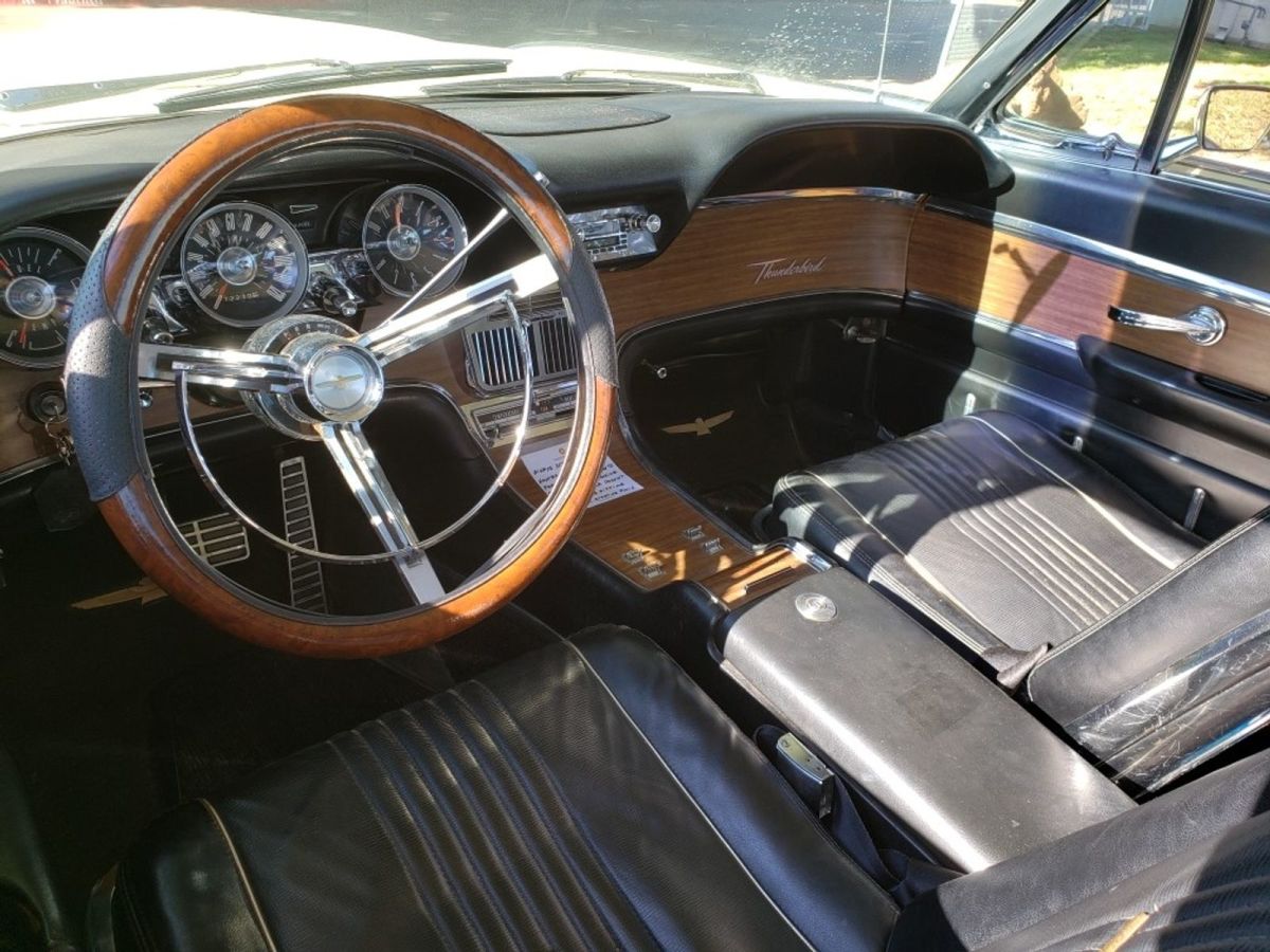 1963 Yellow Ford Thunderbird Coupe